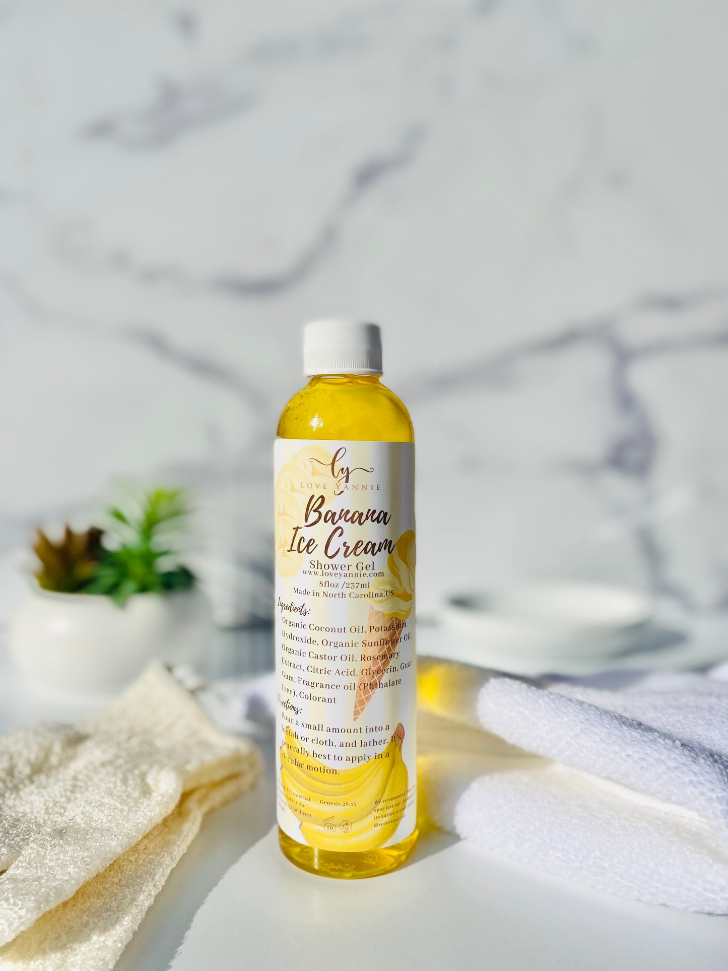 Banana Ice Cream Shower Gel