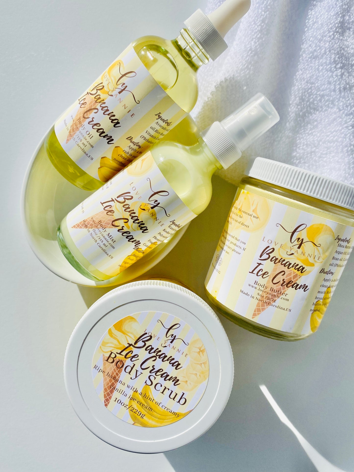 Banana Ice Cream Body Bundle