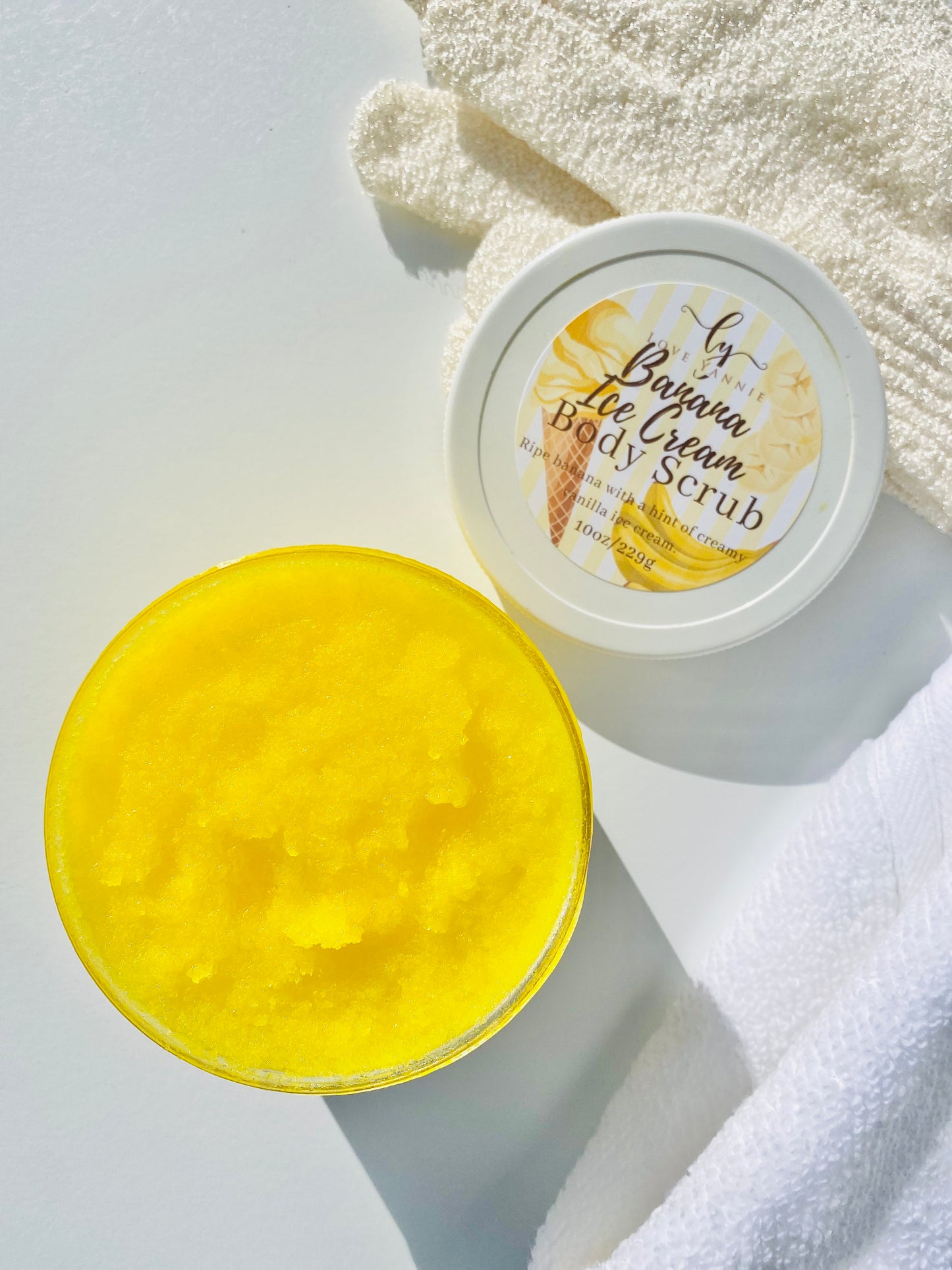 Banana Ice Cream Shea Butter Body Scrub
