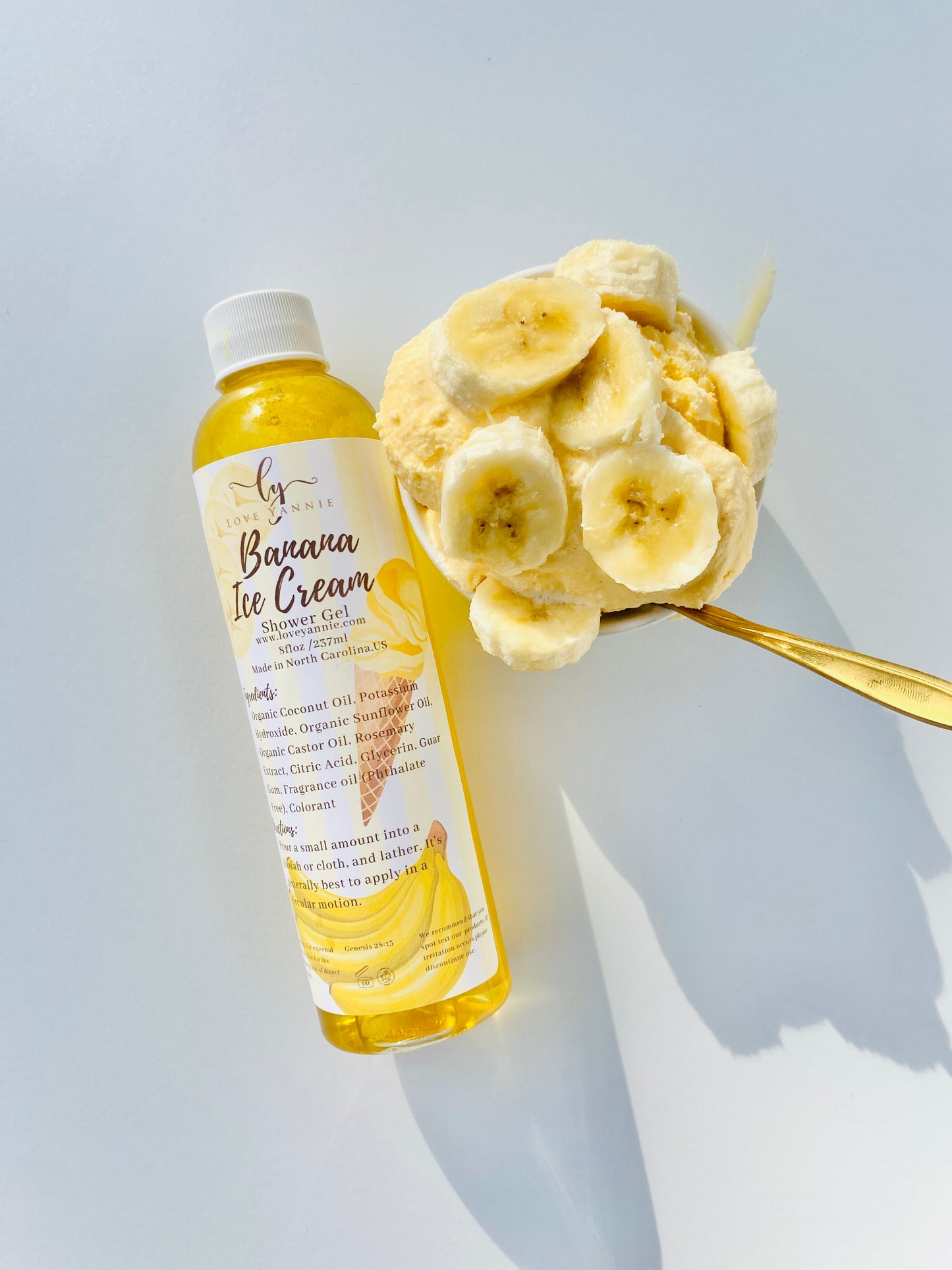 Banana Ice Cream Shower Gel