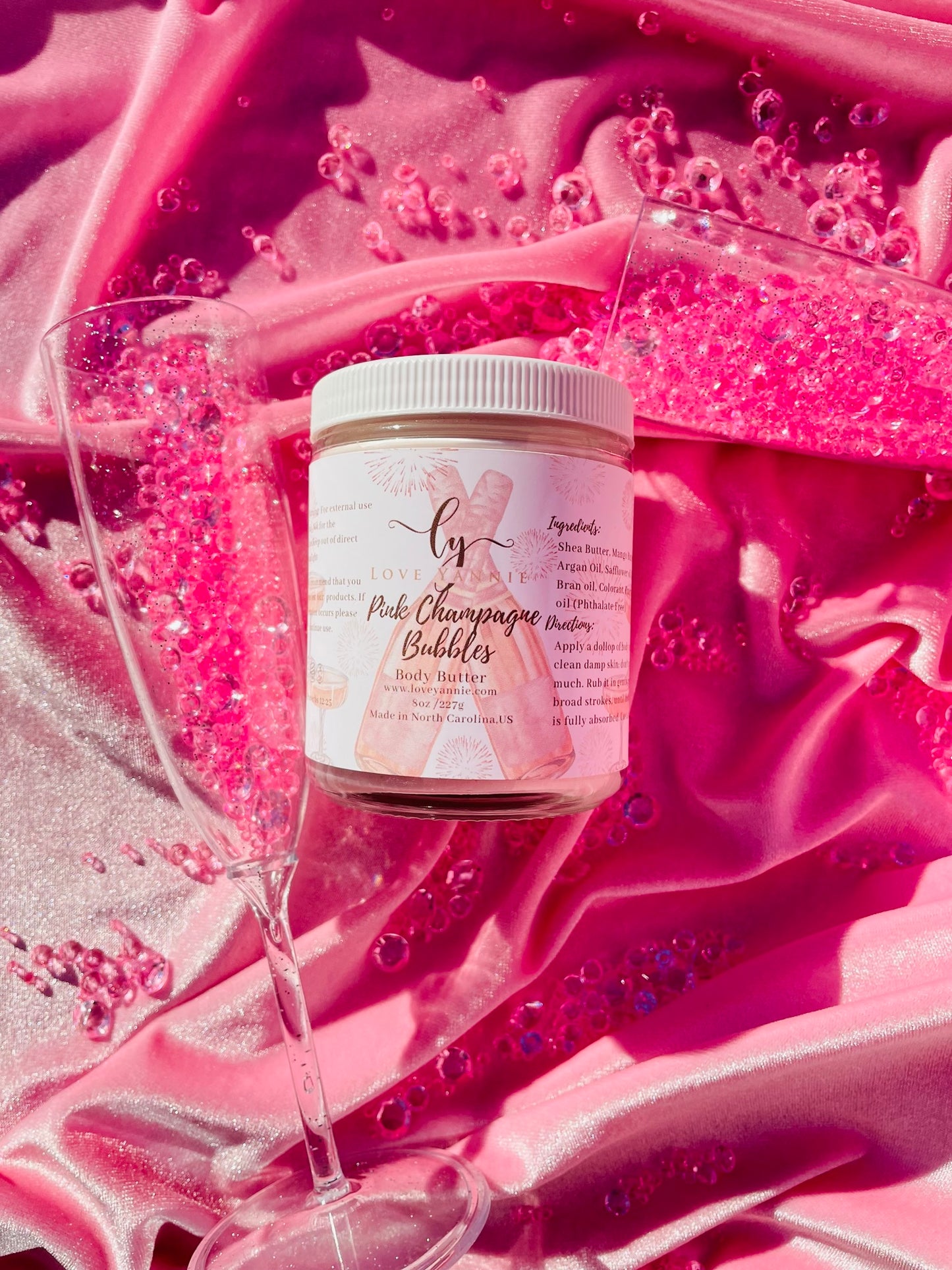 Pink Champagne Bubbles Body Butter