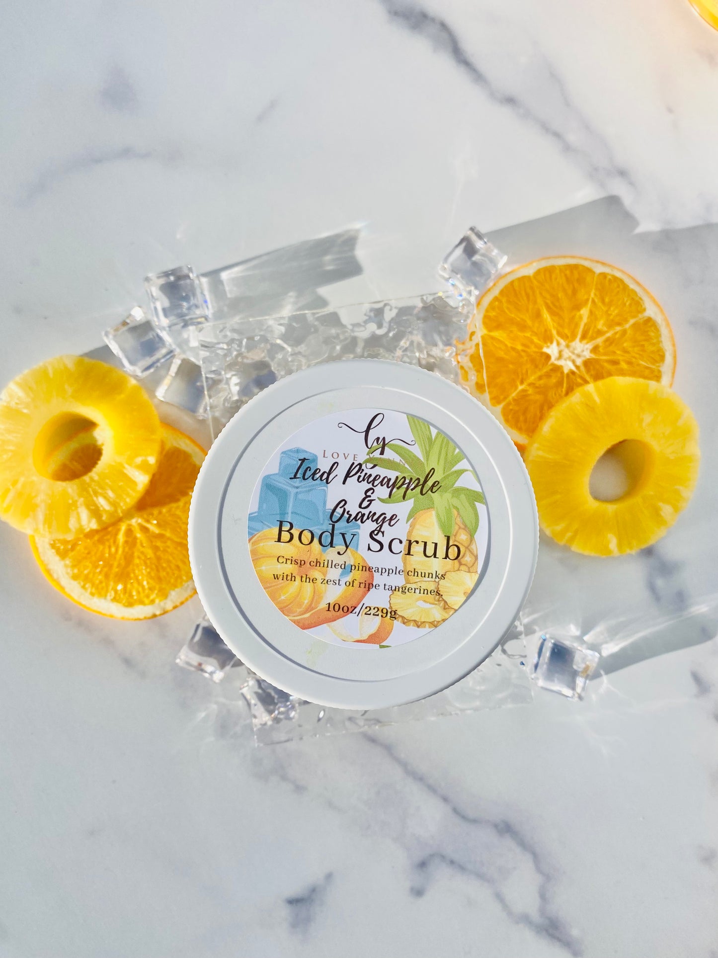 Iced Pineapple and Orange Shea Butter Body Scrub