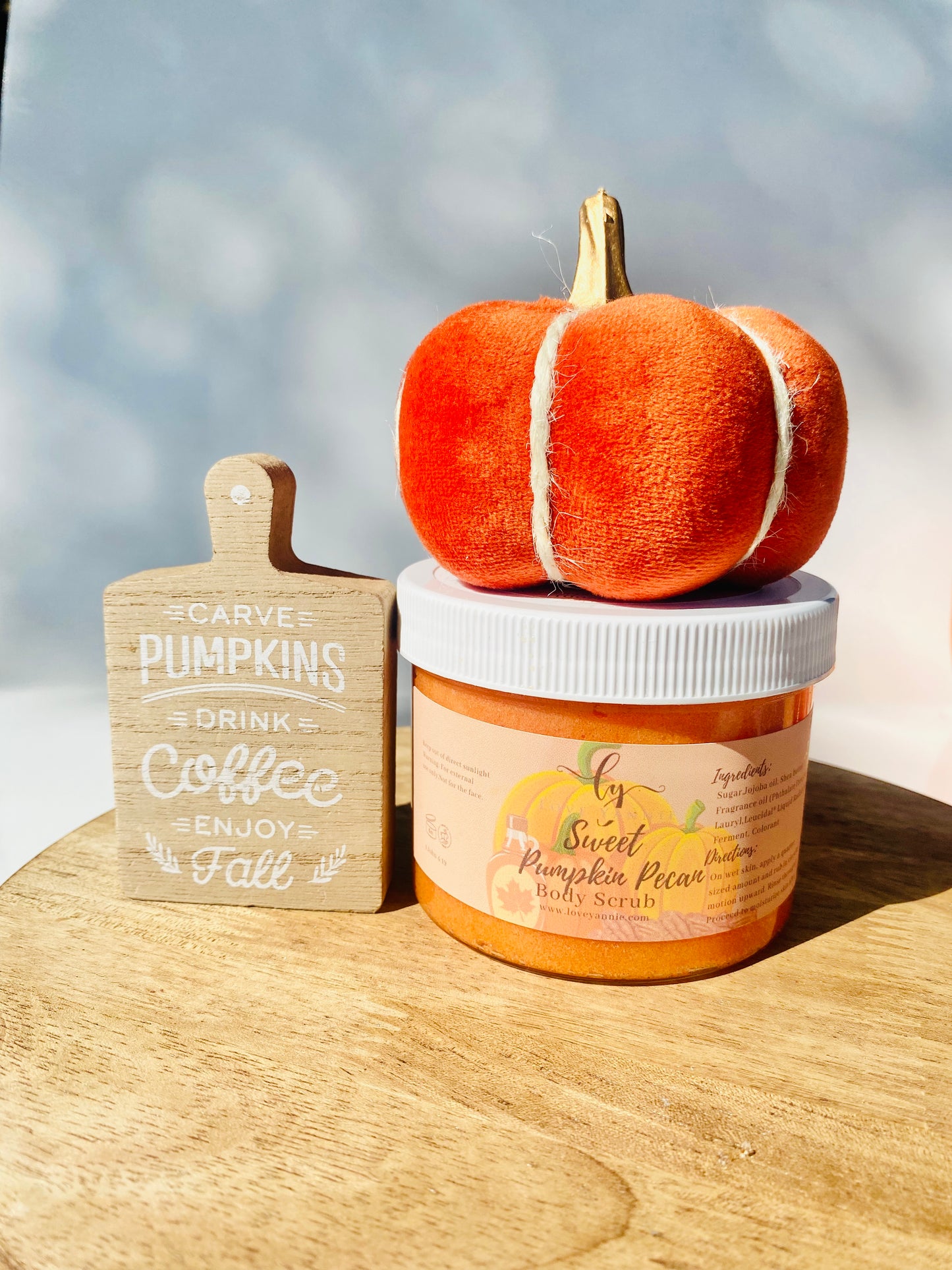 Sweet Pumpkin Pecan Shea Butter Body Scrub