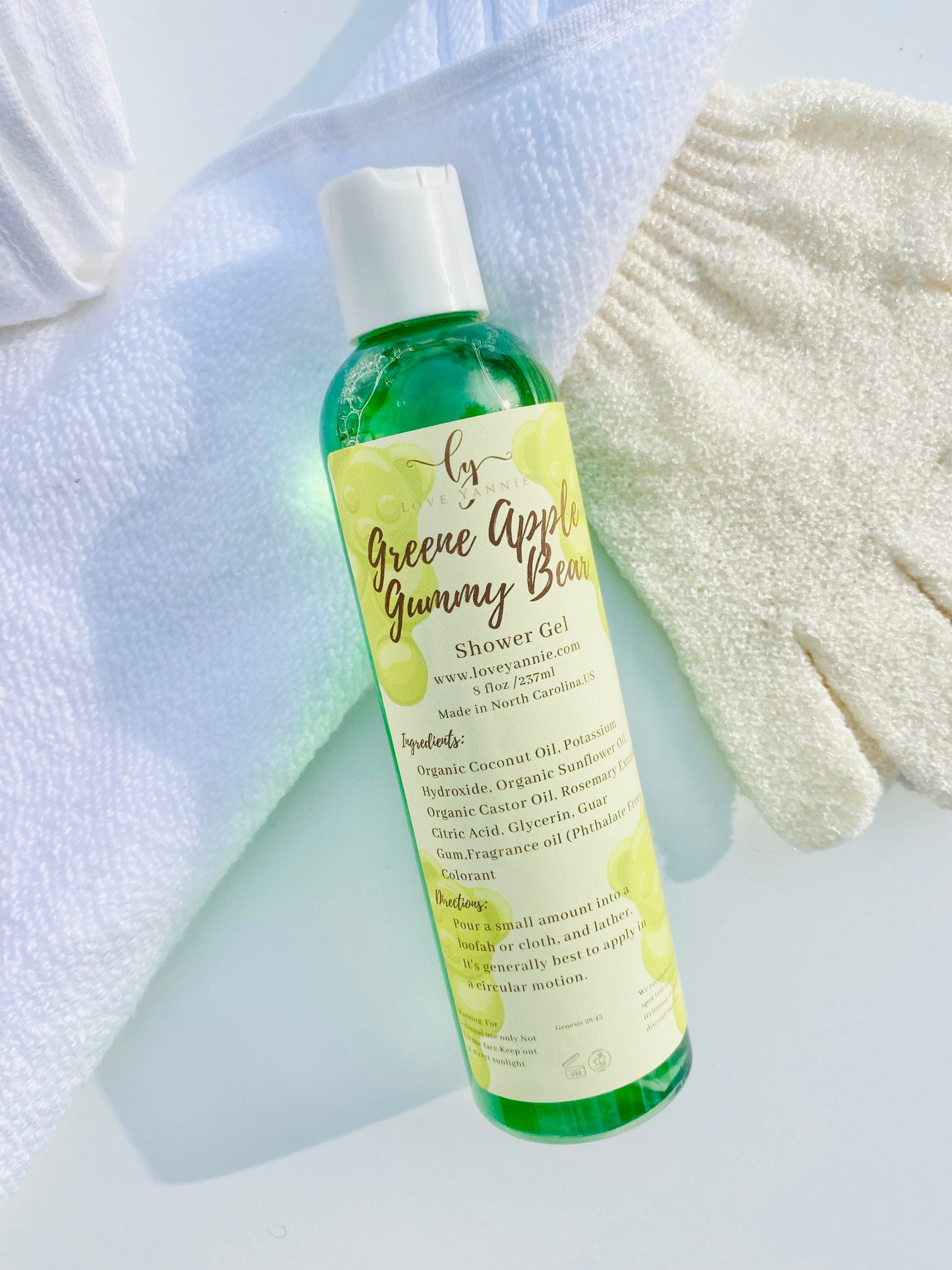 Green Apple Gummy Bears Shower Gel