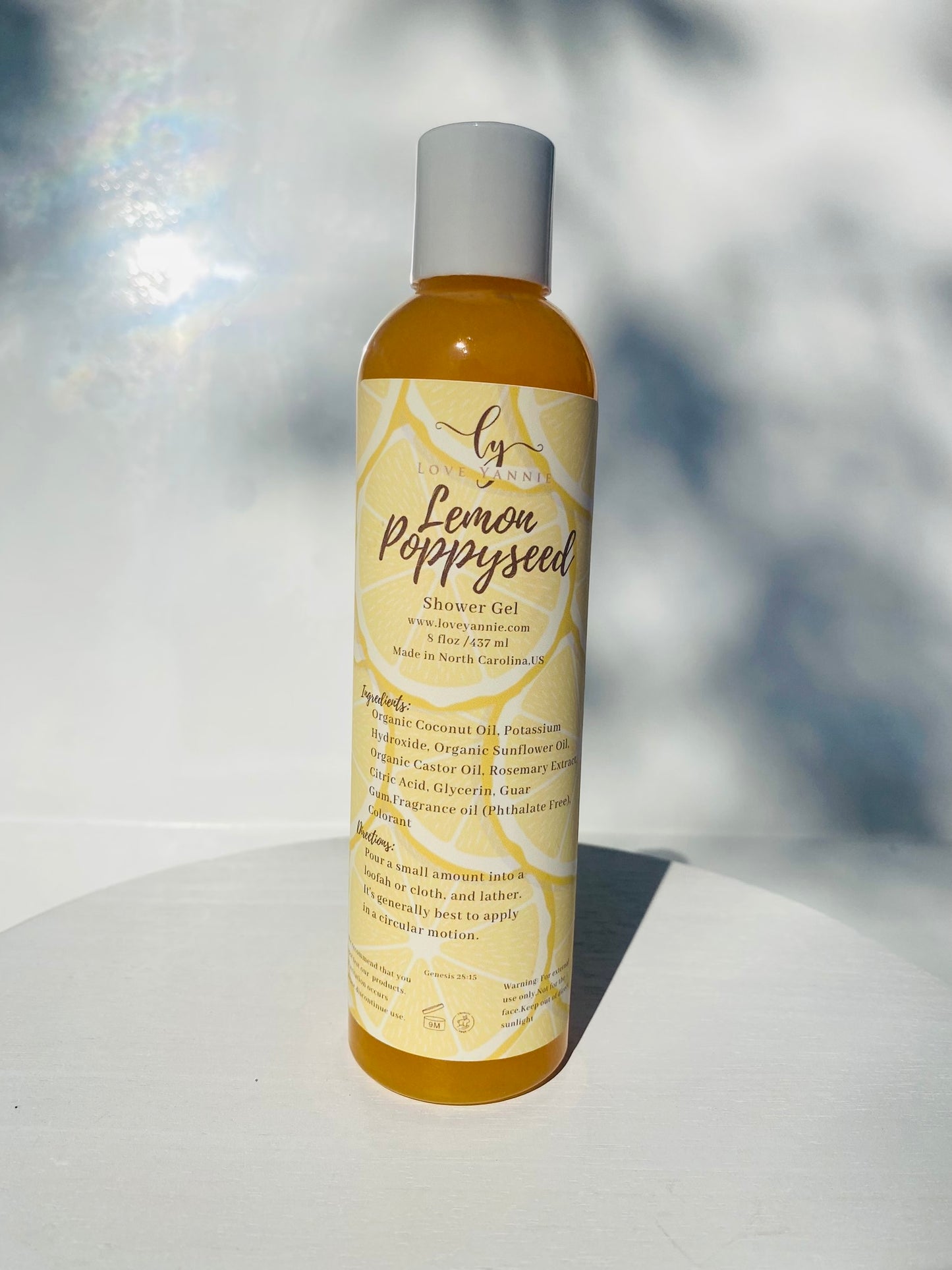 Lemon Poppyseed Shower Gel