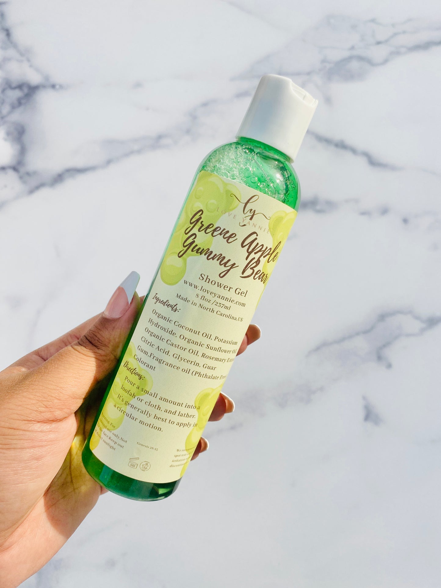 Green Apple Gummy Bears Shower Gel