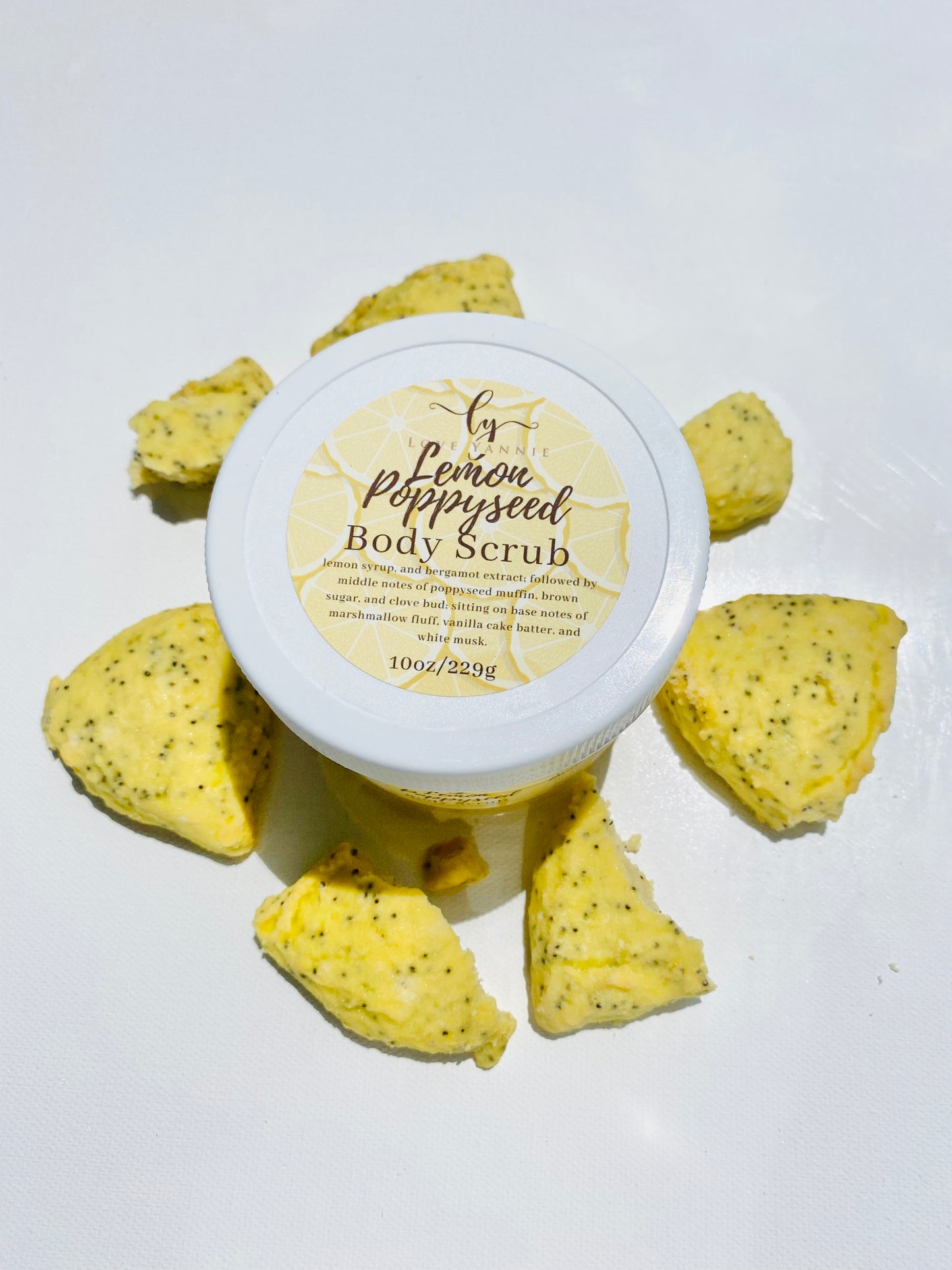 Lemon Poppyseed Shea Butter Body Scrub