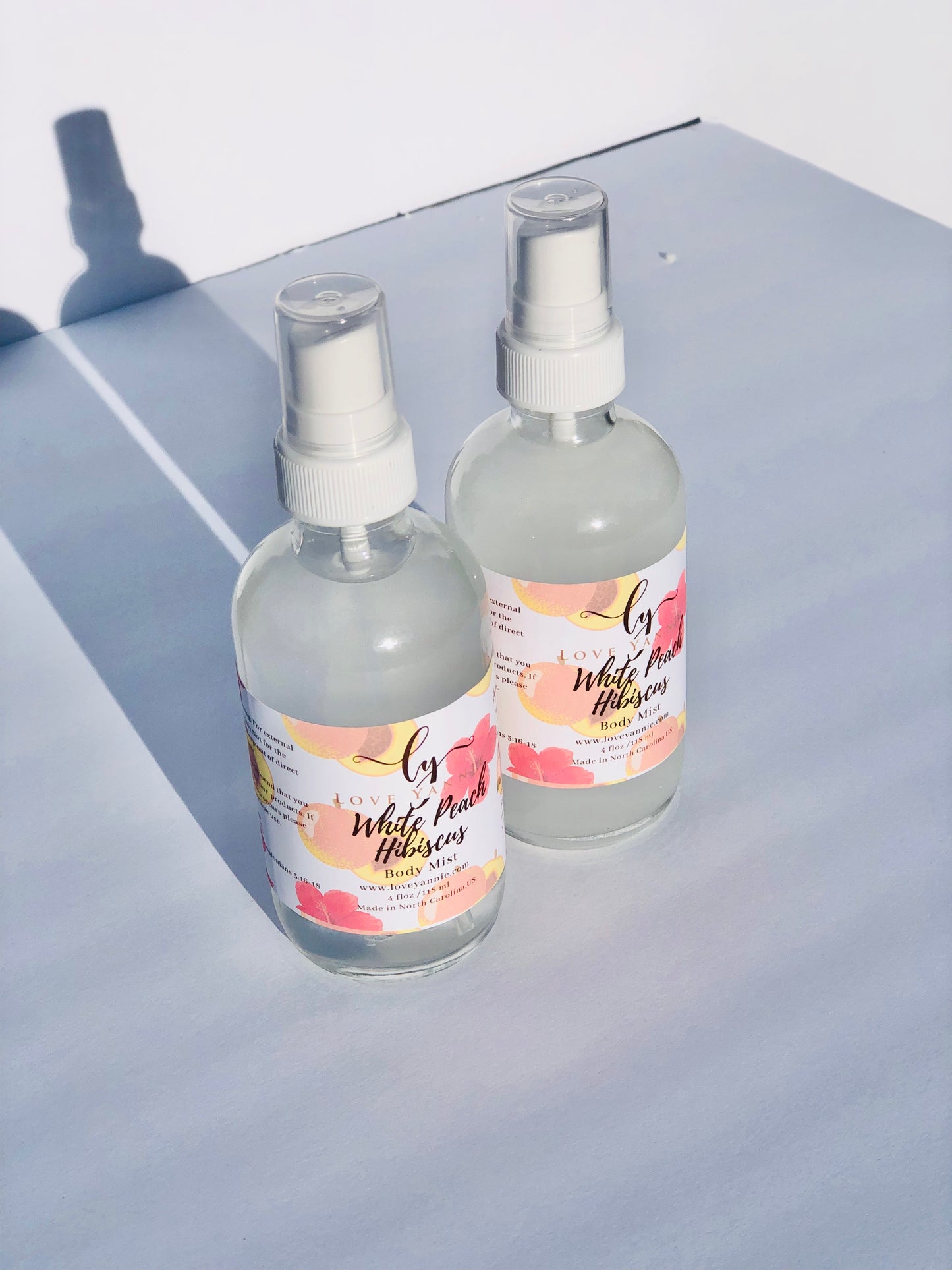 White Peach and Hibiscus Body Mist