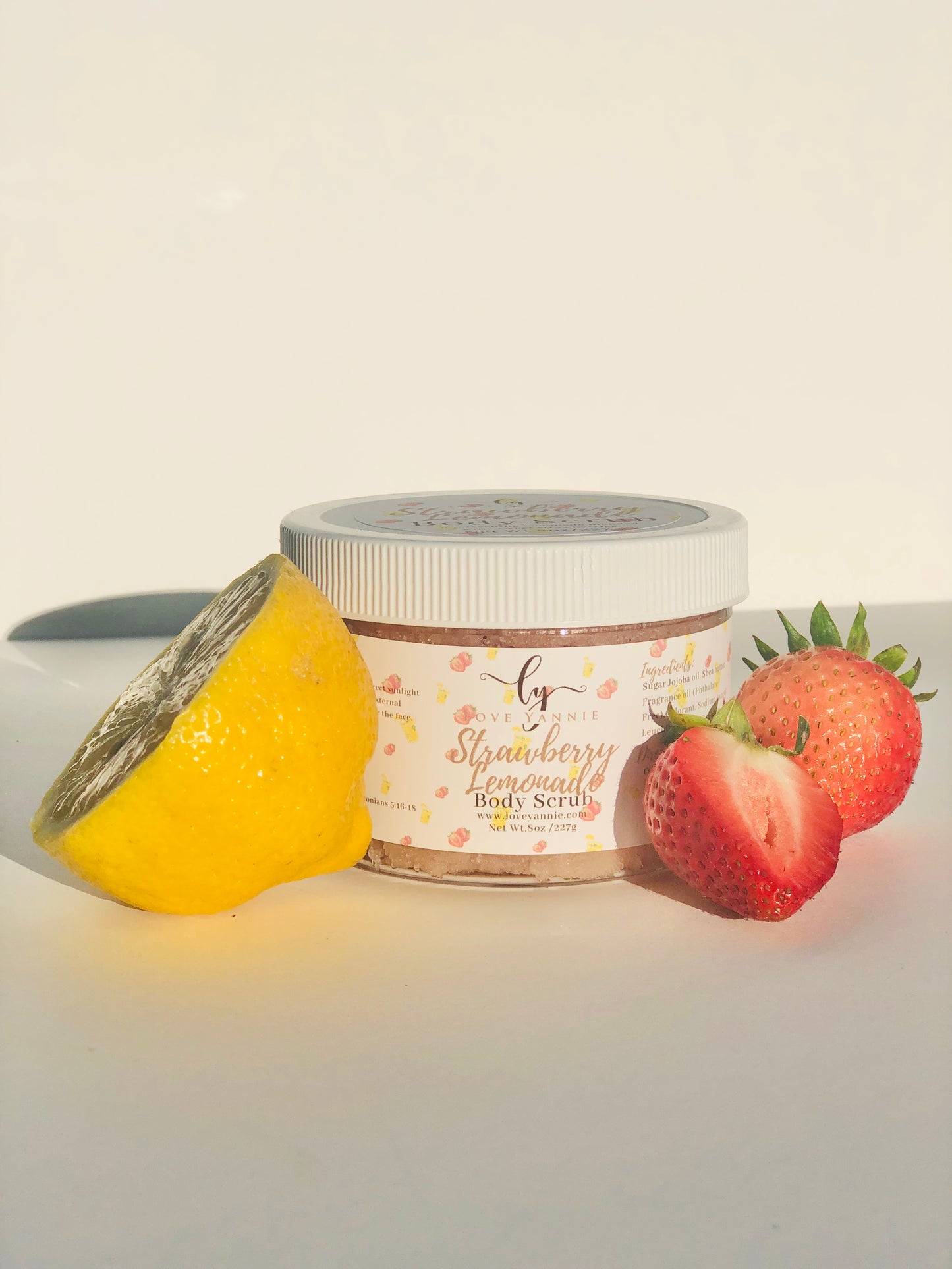 Strawberry Lemonade Shea Butter Body Scrub