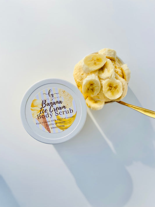 Banana Ice Cream Shea Butter Body Scrub