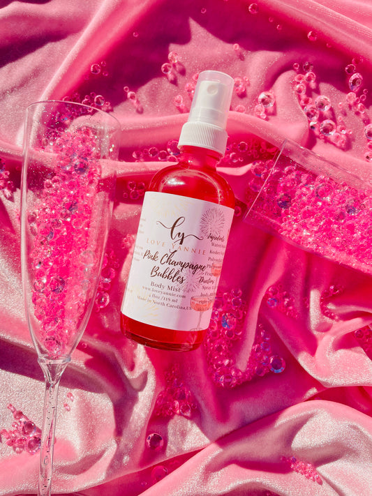 Pink Champagne Bubbles Body Mist