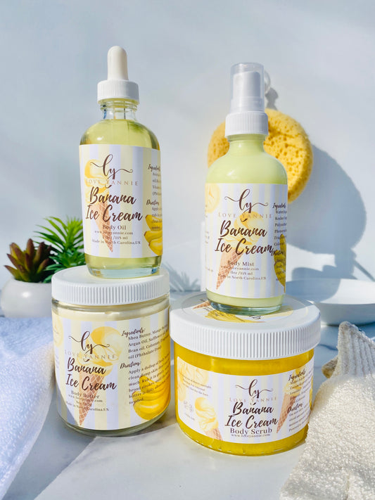 Banana Ice Cream Body Bundle