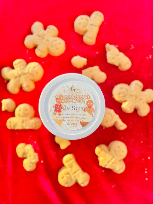 Gingerbread cupcake Shea Butter Body Scrub
