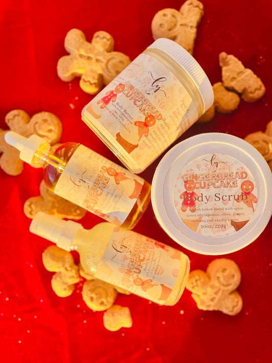 Gingerbread cupcake Body Bundle