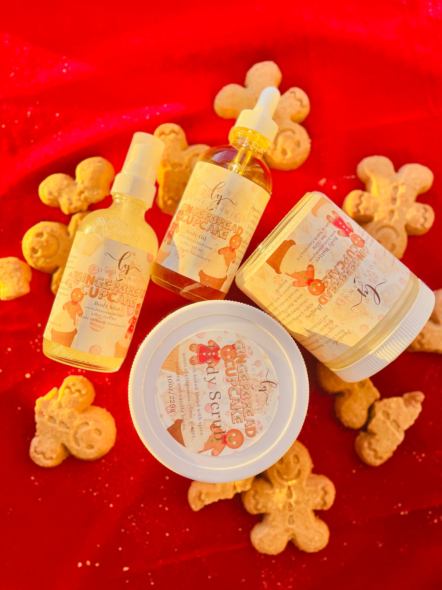 Gingerbread cupcake Body Bundle