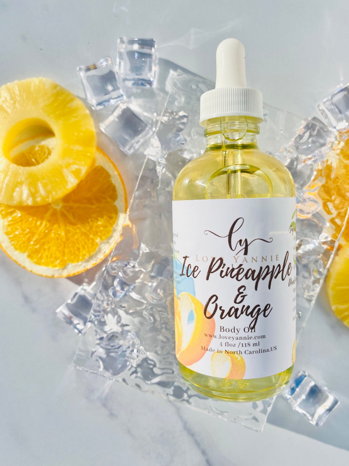 Iced Pineapple and Orange  Body Oil