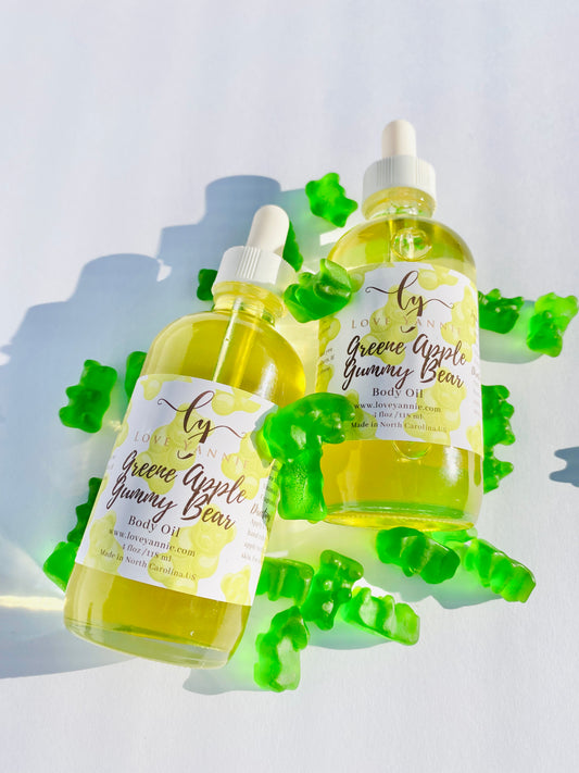 Green Apple Gummy Bear Body Oil