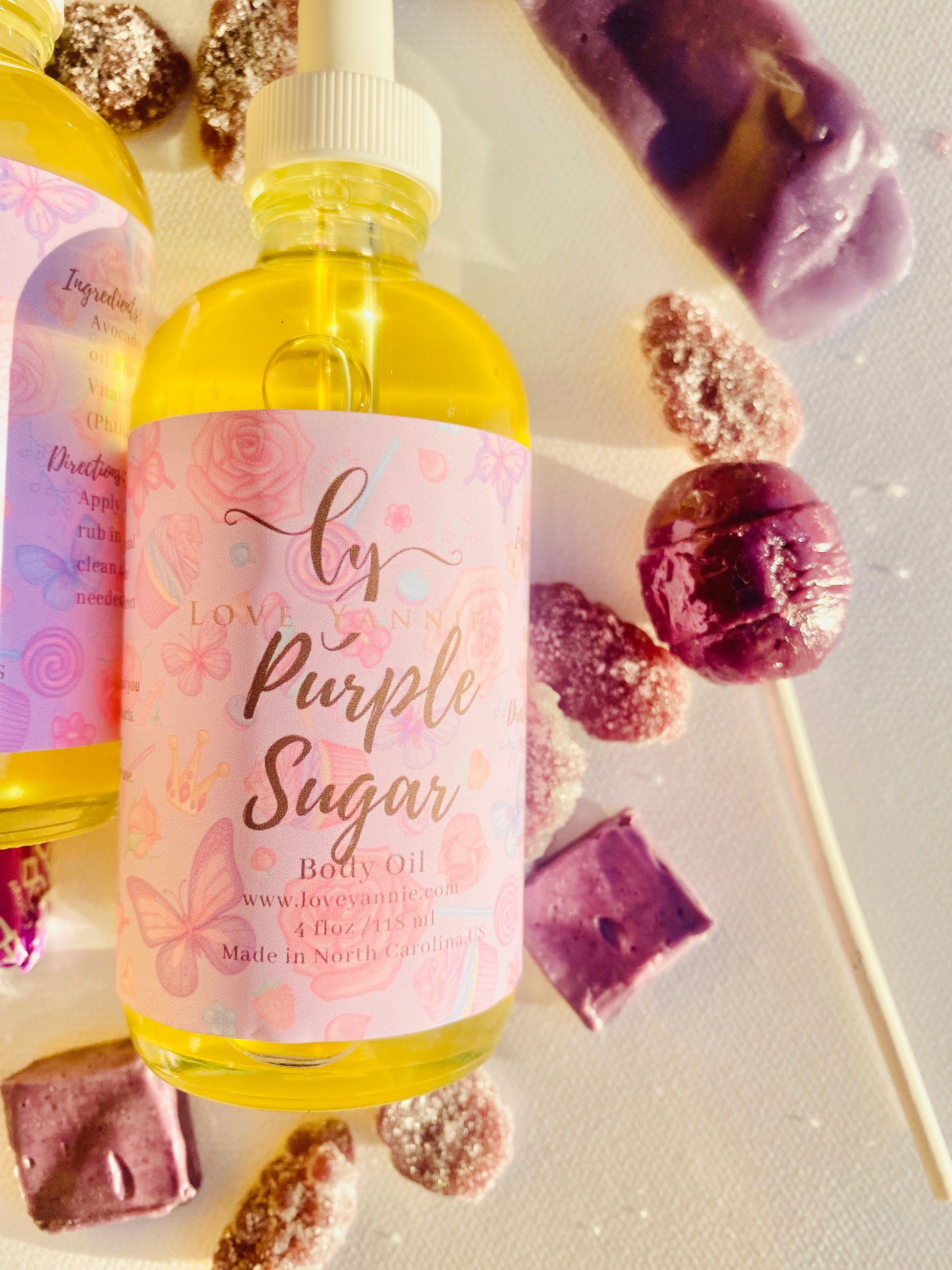 Purple Sugar Body Oil – Love Yannie