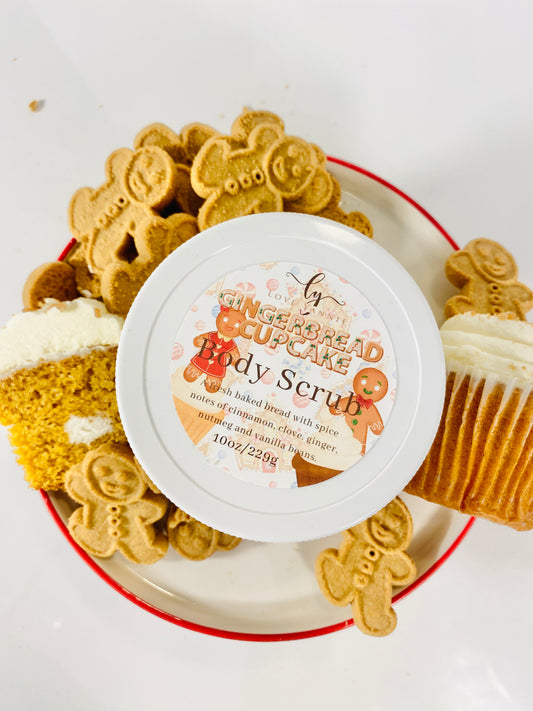 Gingerbread cupcake Shea Butter Body Scrub