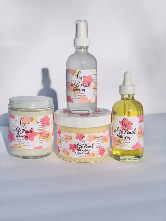 White Peach and Hibiscus Body Bundle