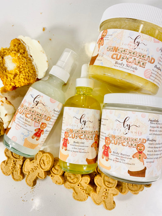 Gingerbread cupcake Body Bundle