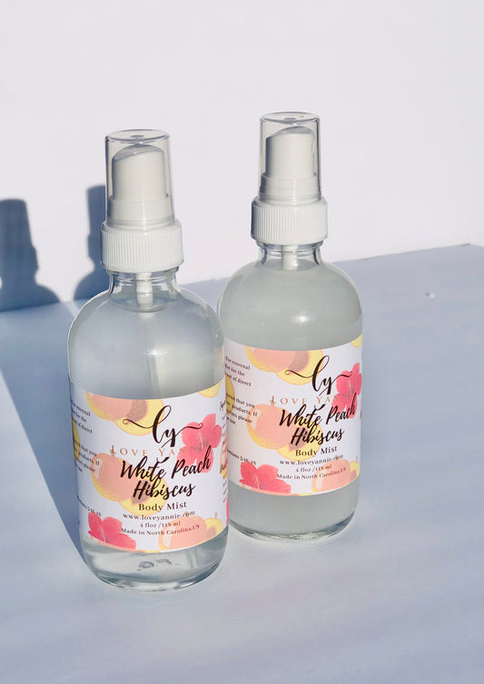 White Peach and Hibiscus Body Mist