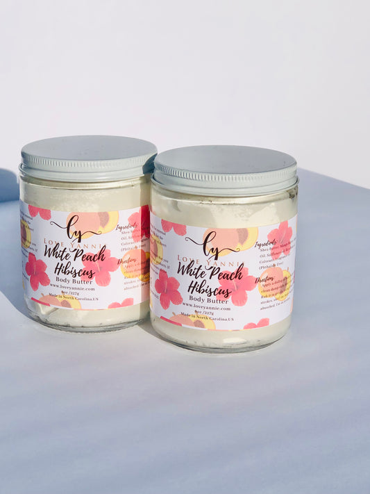 White Peach and Hibiscus Body Butter