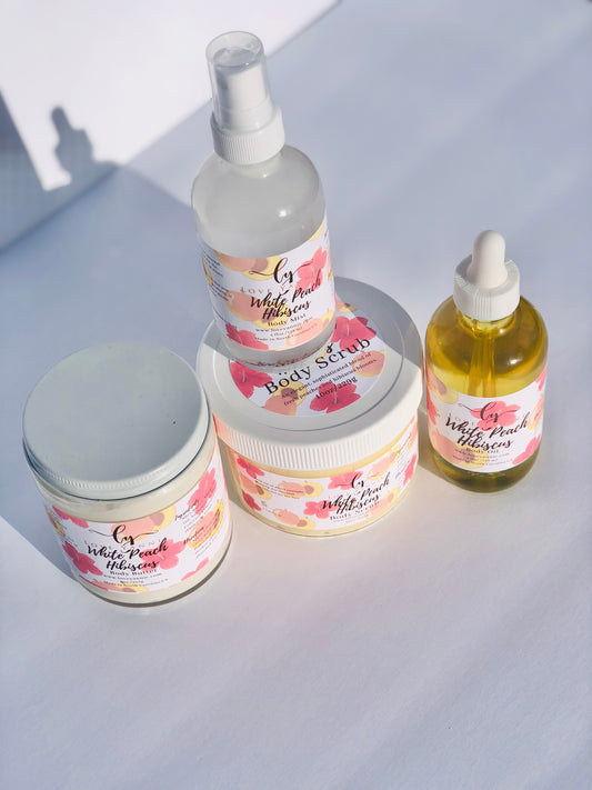 White Peach and Hibiscus Body Bundle